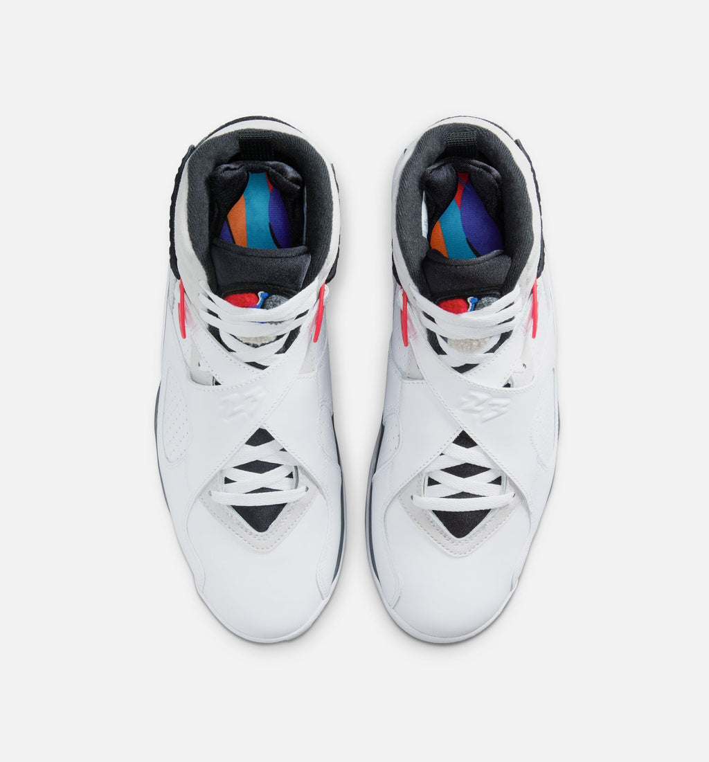 Air Jordan 8 Retro Men's Lifestyle Shoe - White/Black/True Red