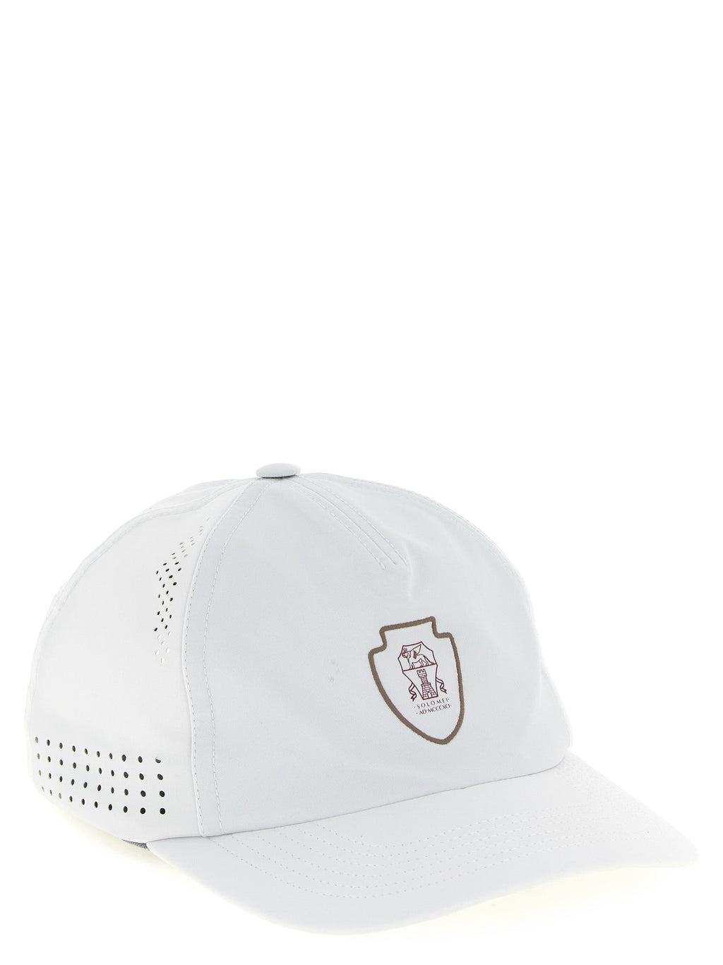 Brunello Cucinelli White Nylon Baseball Cap