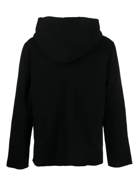 Les Tien front zip-fastening hoodie