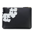 Black Cotton Wreath Wallet