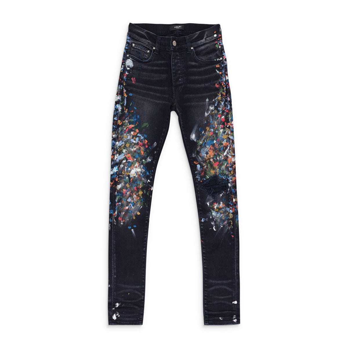 Black Skinny Painter Jean