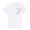 White Slim Fit Eagle Arrow T-shirt