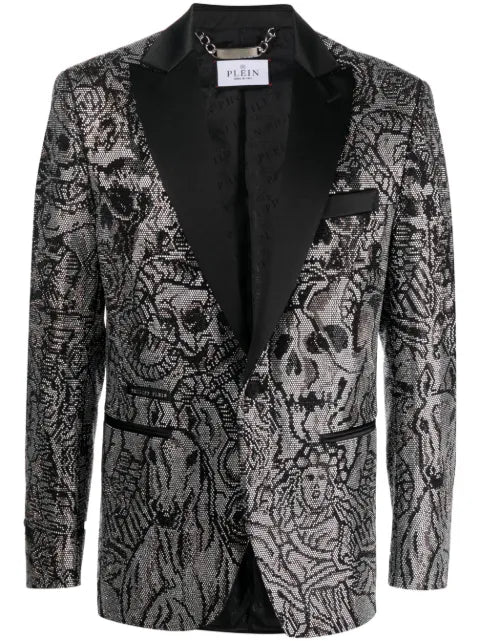 Philipp Plein blazer lord fit tattoo