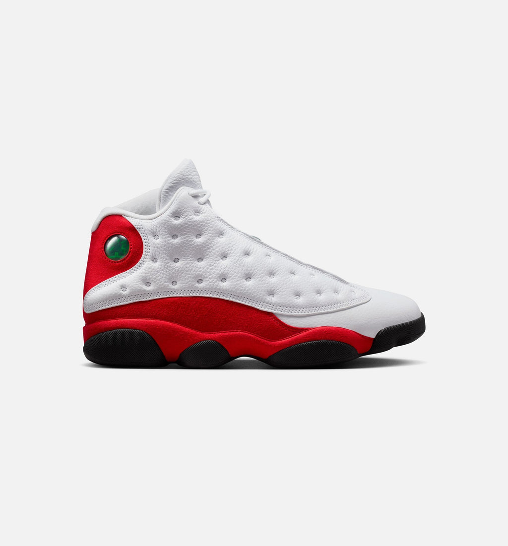 Air Jordan 13 Retro White and University Red Men's Lifestyle Shoe – White/Black/True Red