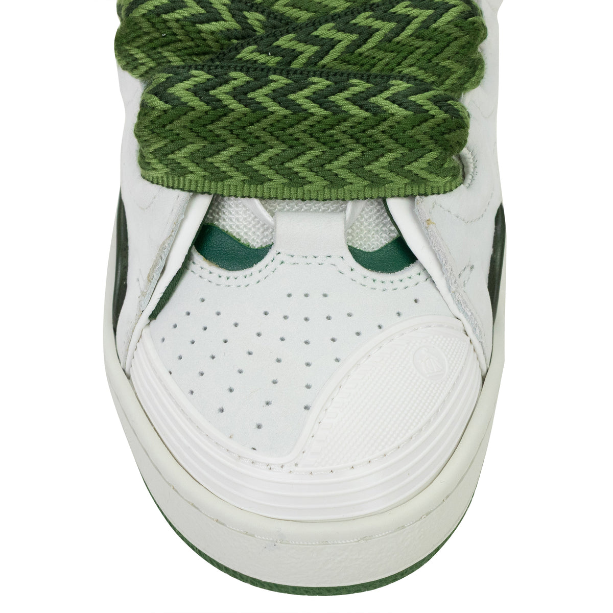 WHITE/BROWN BASKETS CURB SNEAKERS