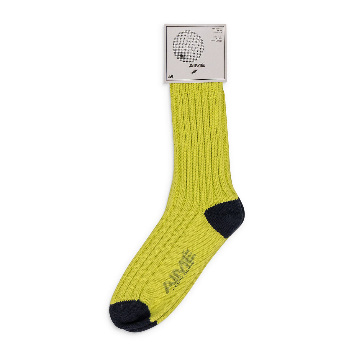 GREEN NEW BALANCE HEAVYWEIGHT SOCKS