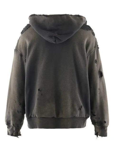 SAINT MXXXXXX distressed hoodie
