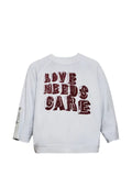Paly lettering crew-neck sweatshirt
