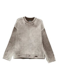 Represent wool distressed sweater