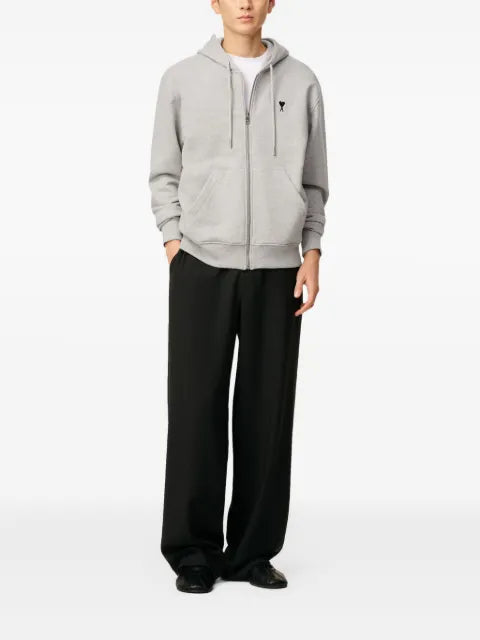 AMI Paris Ami De Coeur zip-fastening hoodie
