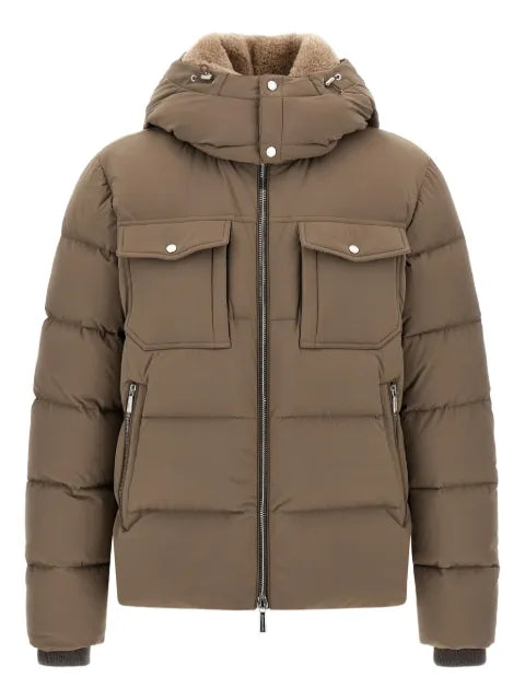 Moorer Alarick quilted flap-pocket jacket