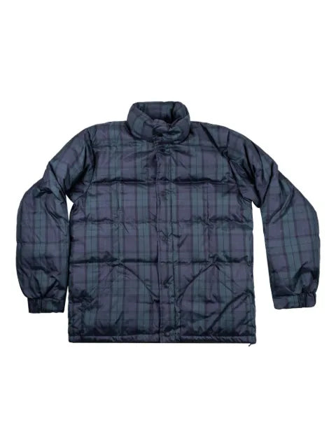 Stüssy plaid puffer shirt jacket