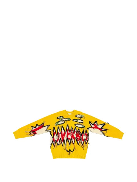 Charles Jeffrey Loverboy Guddle logo-detail sweater