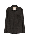 Eleventy herringbone-weave shirt jacket