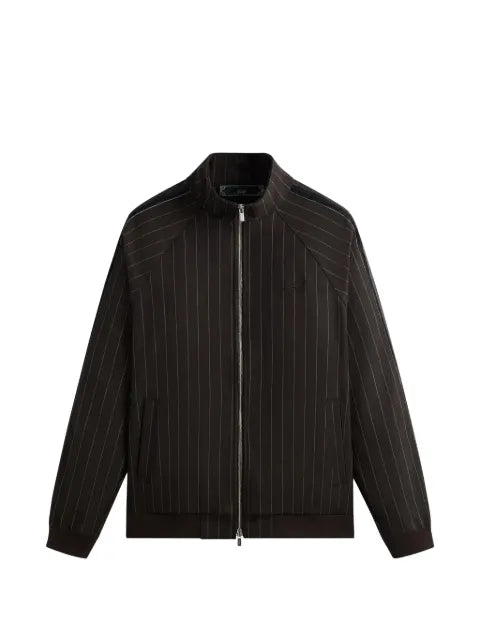 KITH Clifton pinstripe zip-up track jacket