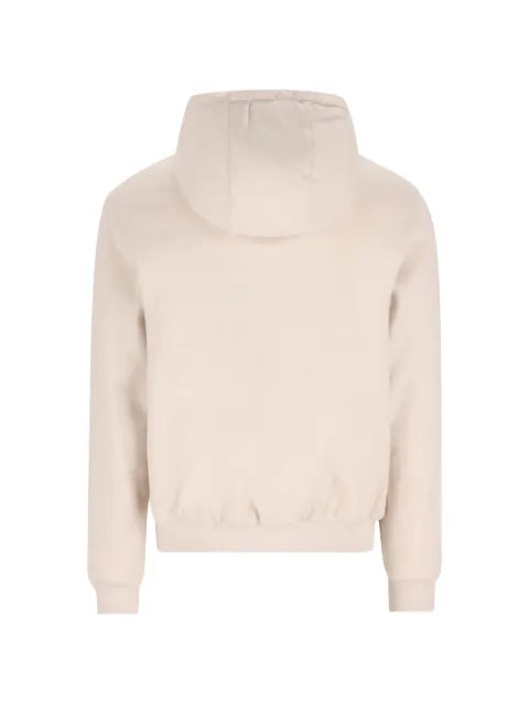 Moorer drawstring hooded jacket