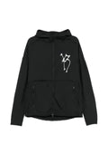 Y-3 graphic-print hooded jacket