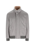 Brunello Cucinelli shearling-lined zip-up jacket