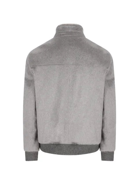 Brunello Cucinelli shearling-lined zip-up jacket