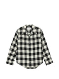 AMI Paris check-pattern button-up shirt