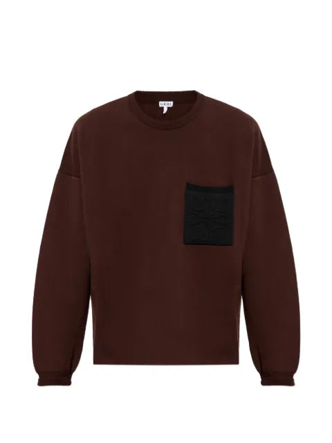 LOEWE Anagram-patch pocket sweater
