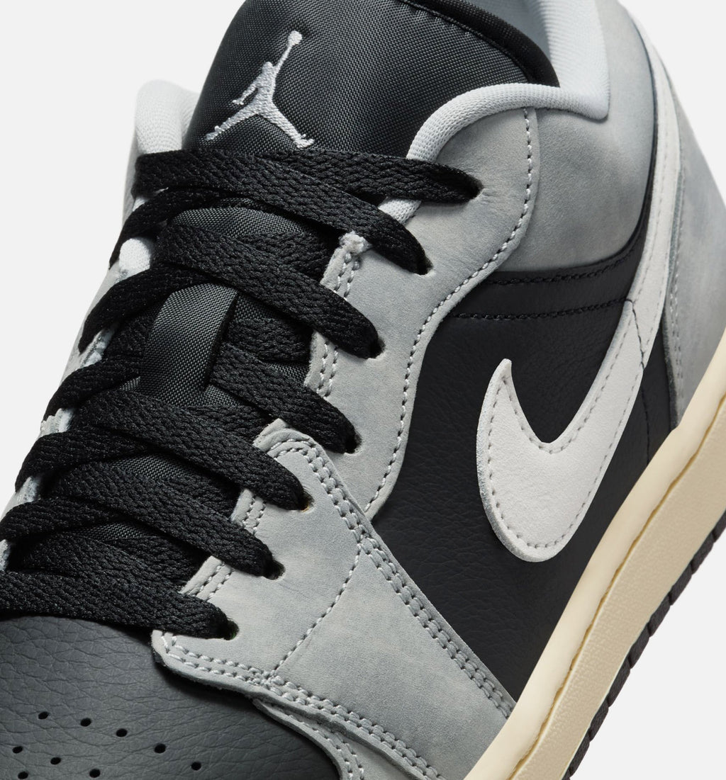 Air Jordan 1 Low SE Men's Sneakers | Light Smoke Grey/White/Off Noir