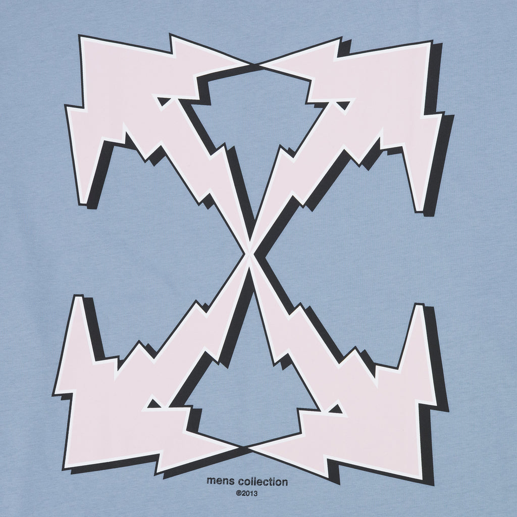 Faded Denim Skate Fit Bolt Arrow Graphic T-shirt