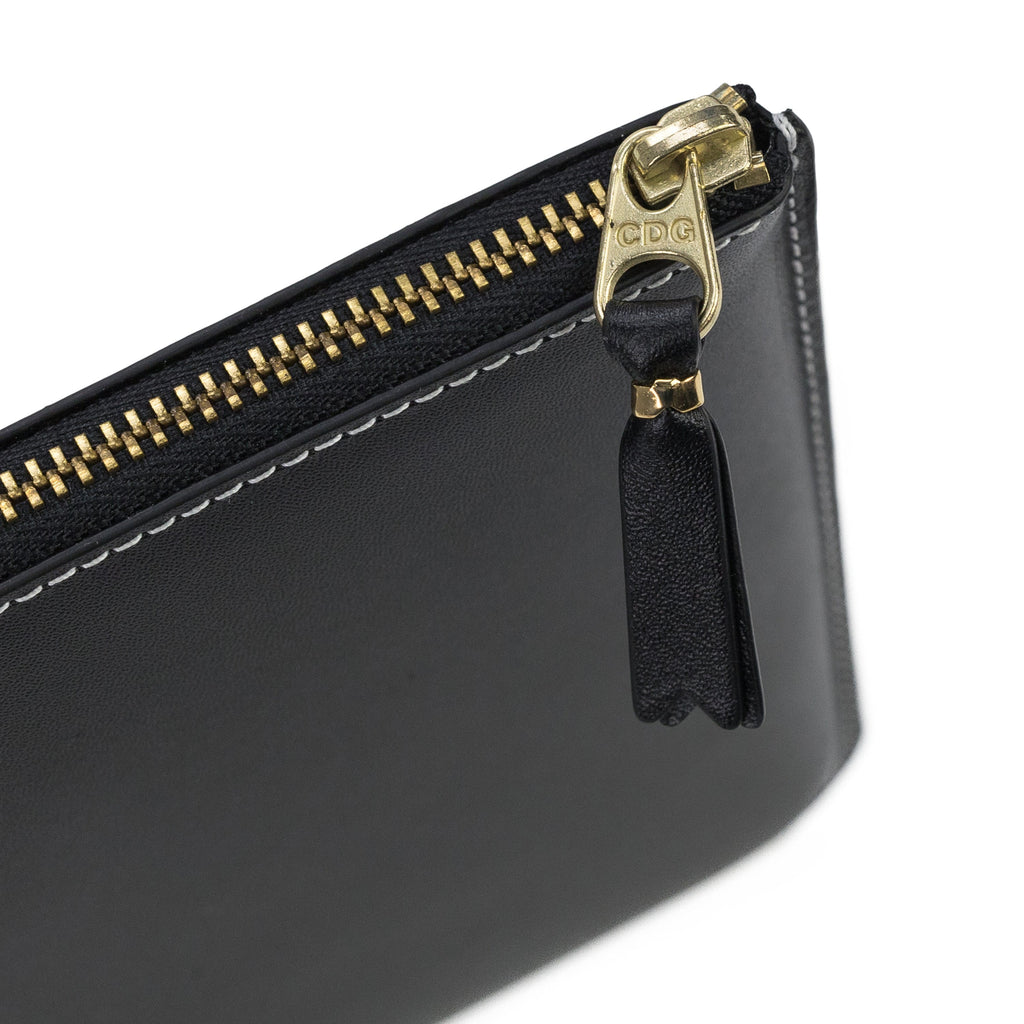Black Cotton Wreath Wallet