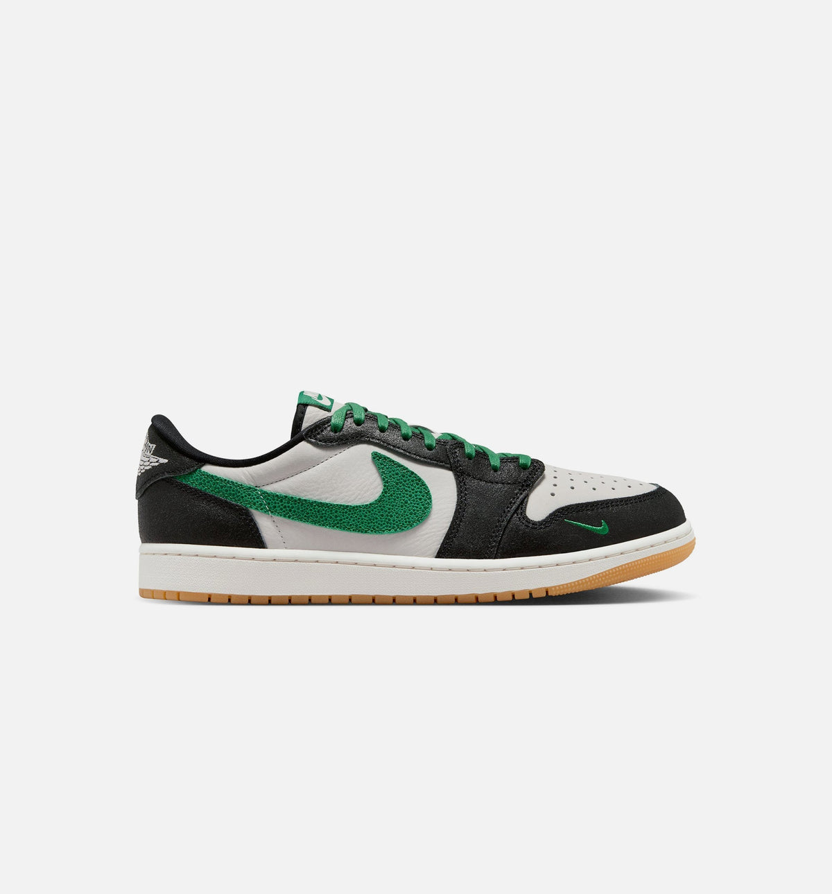 Air Jordan 1 Retro Low OG Phantom And Pine Green Men's Sneakers - Phantom / Pine Green / Black