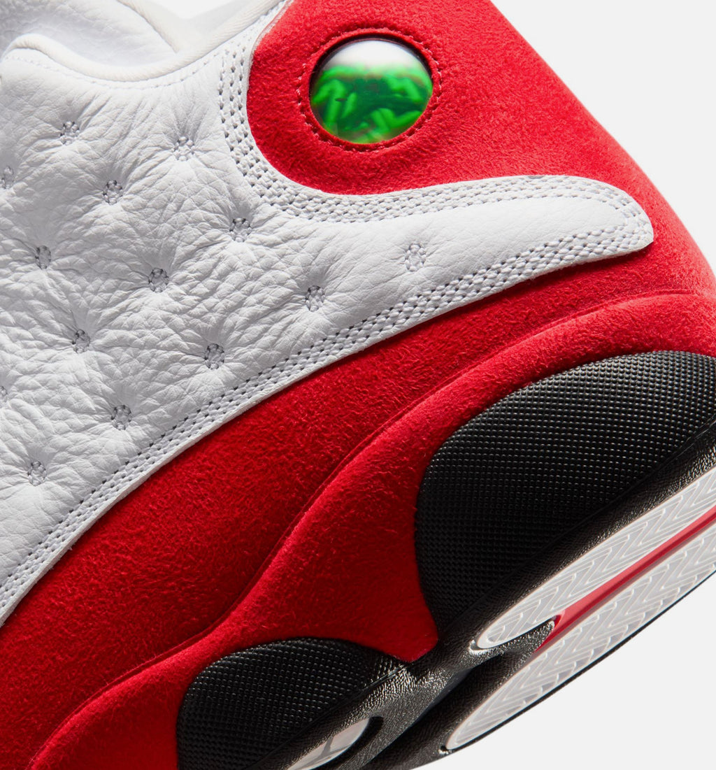 Air Jordan 13 Retro White and University Red Men's Lifestyle Shoe – White/Black/True Red