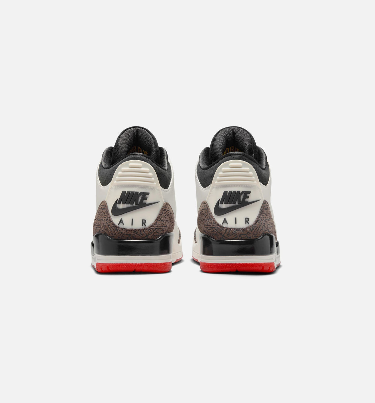 Air Jordan 3 Retro Mens Lifestyle Shoe - Sail/Black/University Red/Pale Ivory