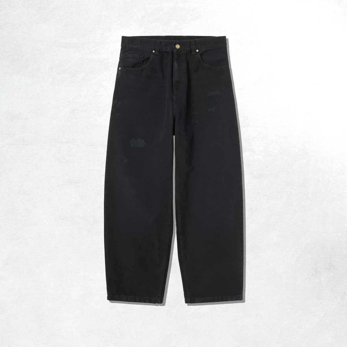 Carhartt WIP Brandon Pant: Black Grind Wash
