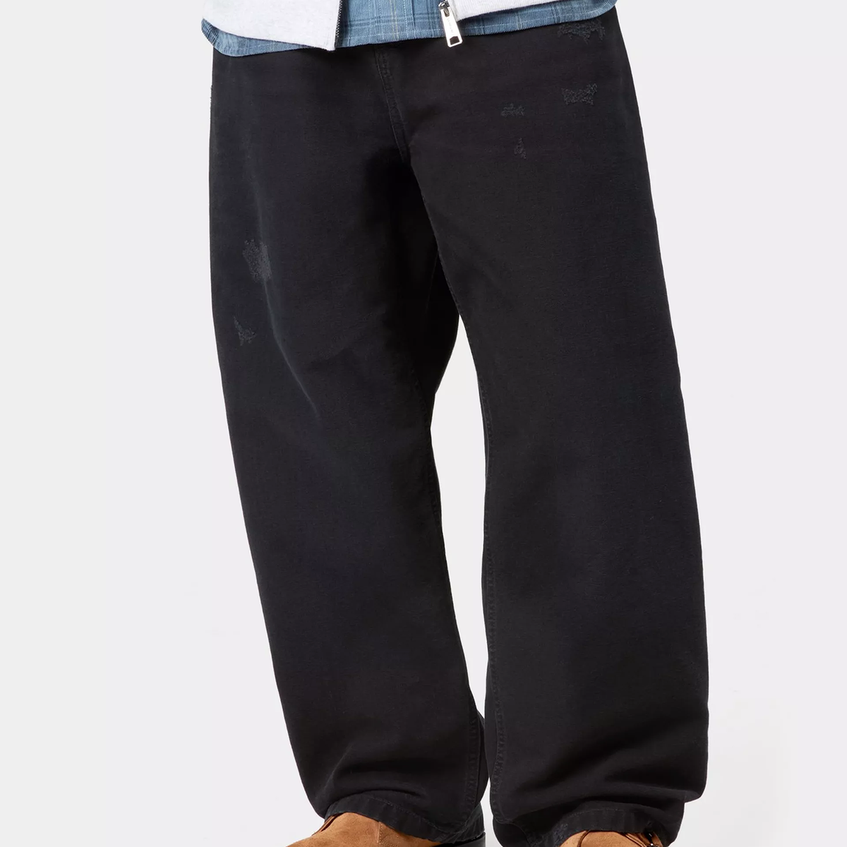 Carhartt WIP Brandon Pant: Black Grind Wash
