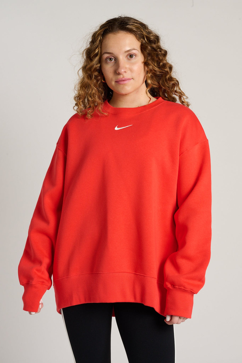 Oversized Crew-Neck Sweatshirt