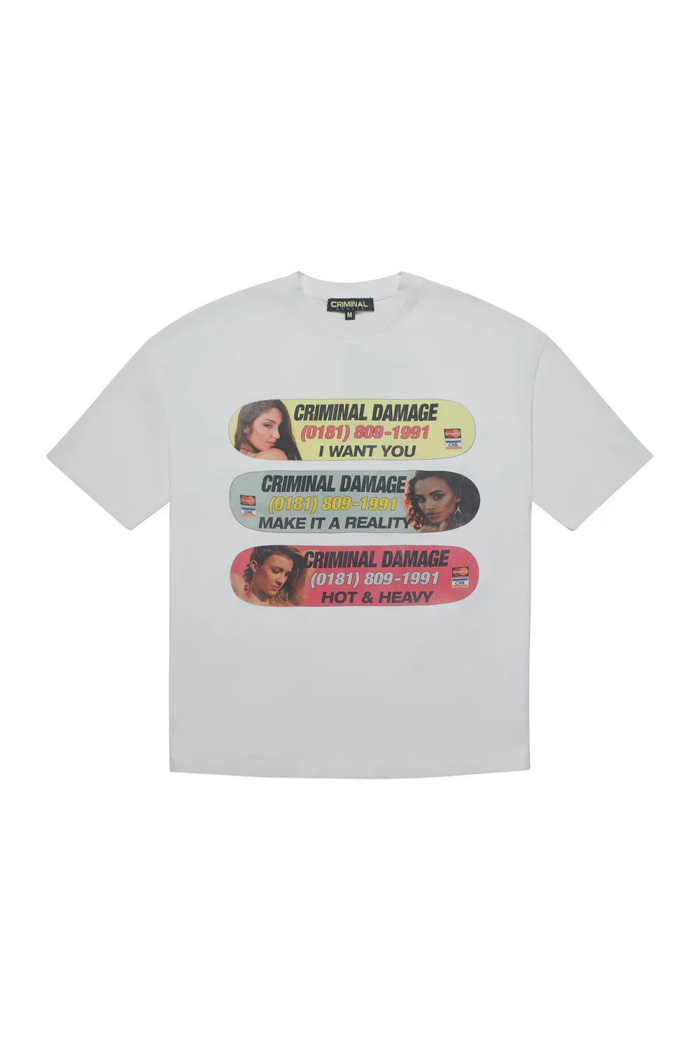 Criminal Damage Hotline Reality Tee