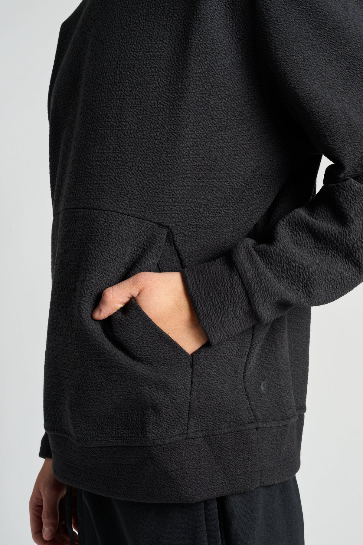 Textured Spacer Crewneck Pullover
