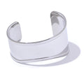 Chunky Silver Cuff Bracelet