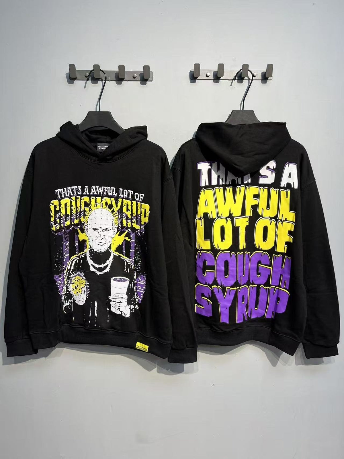 THAT'S A AWFUL LOT OF COUGH SYRUP Star Graphic Hoodie