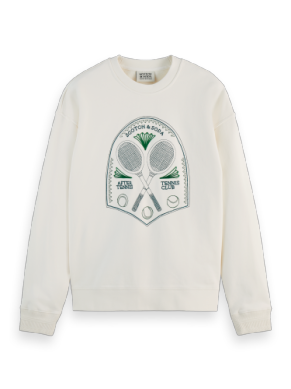 S&S Embroidered Chest Artwork Crewneck