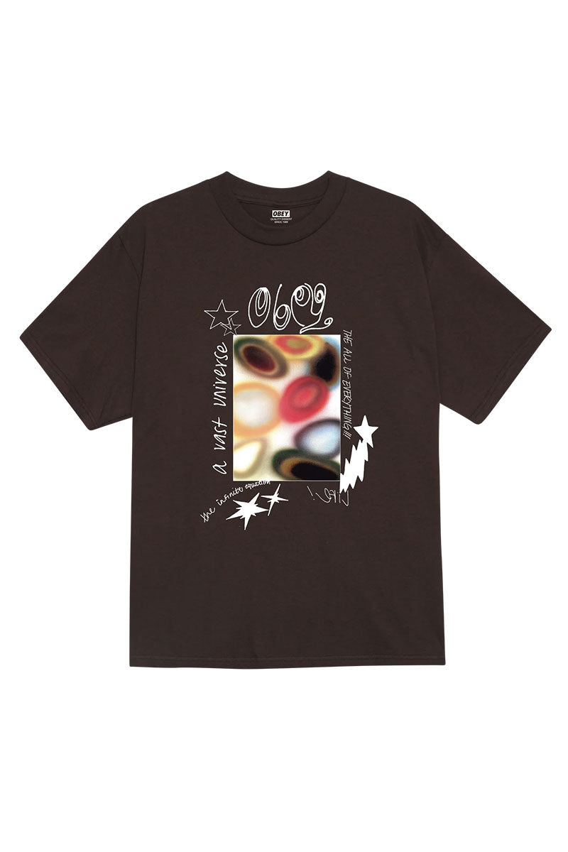 OBEY VAST UNIVERSE T-SHIRT Vintage Black