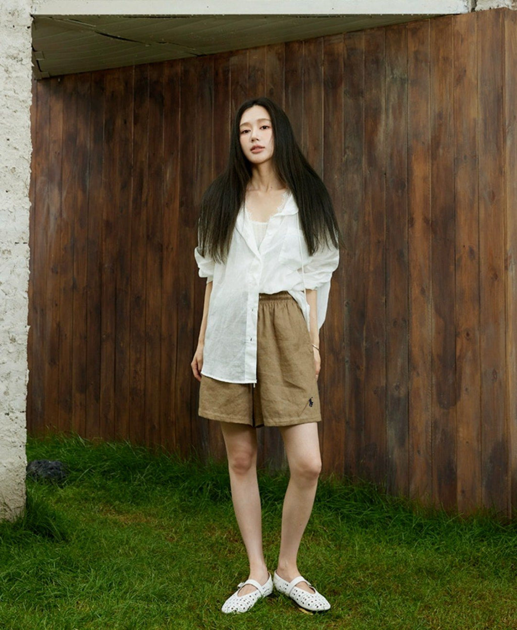 Ralph Lauren Relaxed Elastic-Waist Shorts