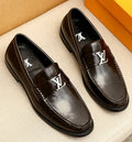 Louis Vuitton Polished Leather Loafers