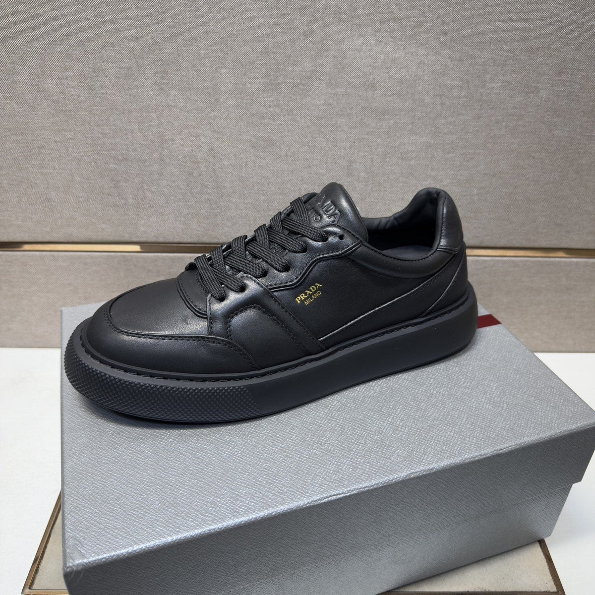 Prada Men's Paneled Low-Top Sneakers