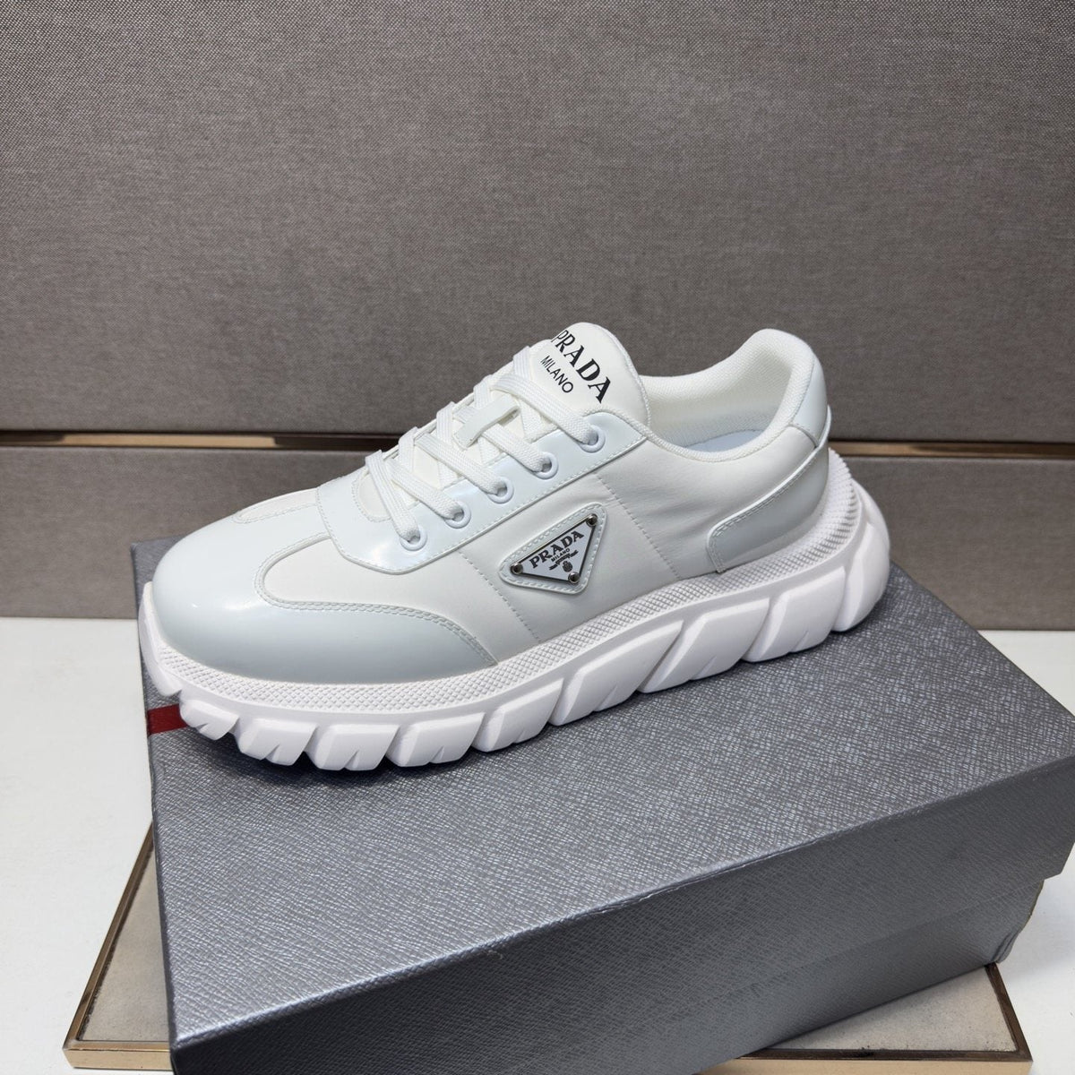 Prada Men's Chunky Sole Sneakers