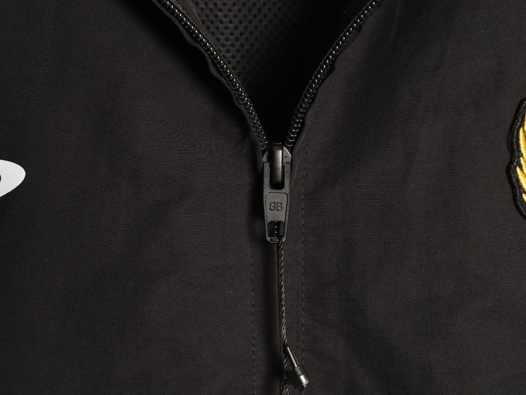 Balenciaga BLCG Badge Number 10 Zip Jacket - Black